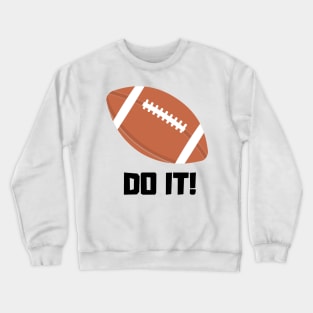 Football Ball Nfl Crewneck Sweatshirt